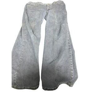 Lee Classic Fit Straight Leg‎ Denim Jeans Women's Blue At The Waist Pants